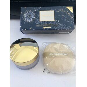 LAURA MERCIER Translucent Loose Setting Powder And Puff Set.